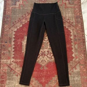 Prana brown soft Ribbed Leggings XS